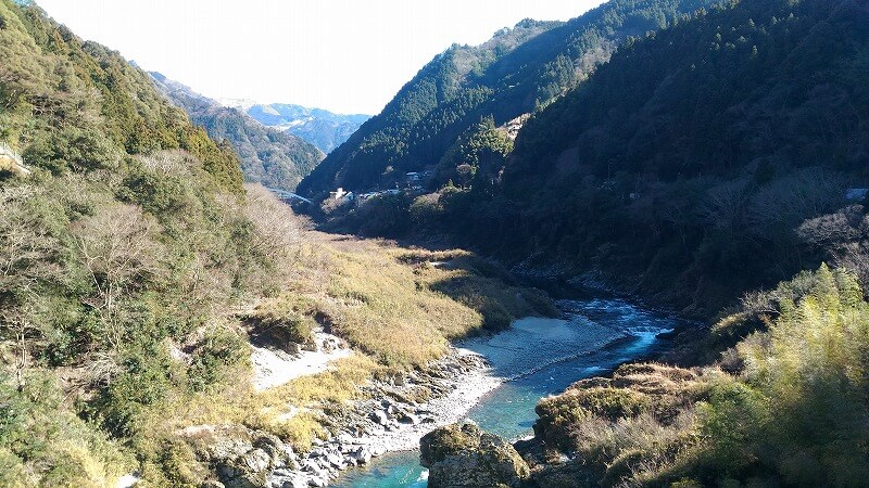 吉野川と渓谷の美しすぎる風景