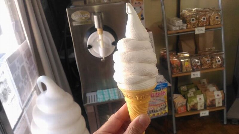 浜川三寿堂のソフトクリーム