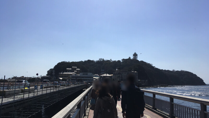 江ノ島えの桟橋